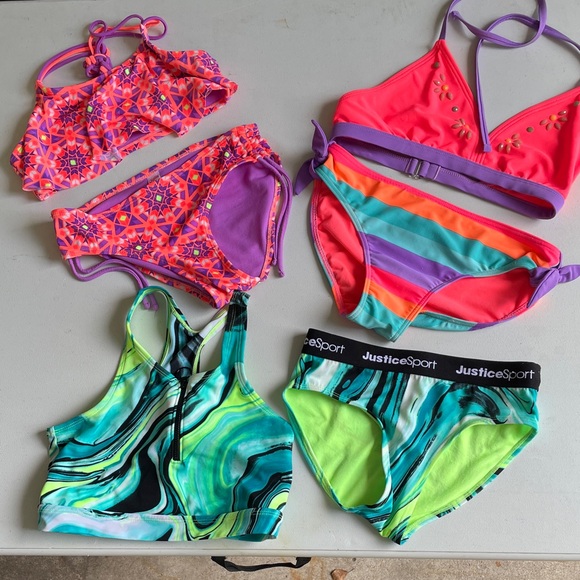 Justice Other - Girls' Swimwear 3 sets